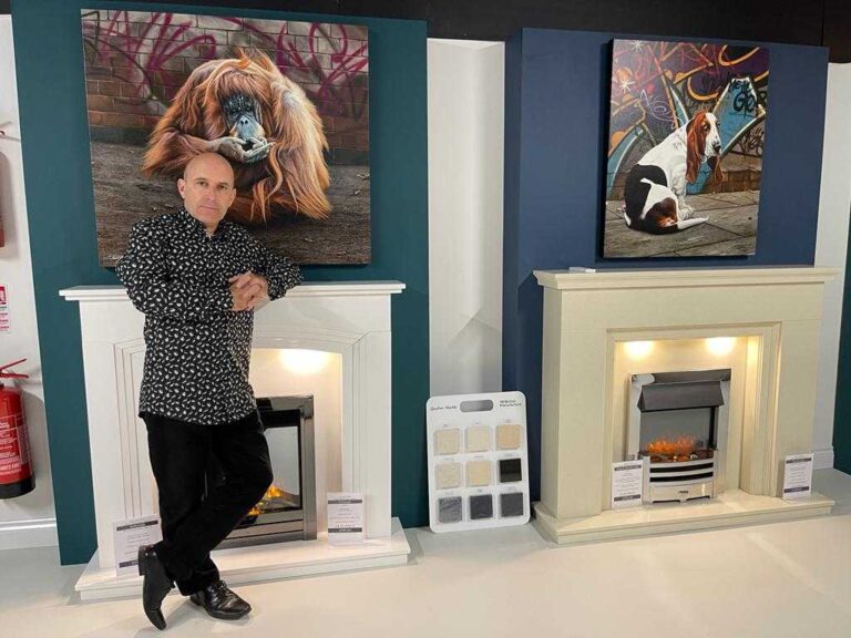 Renowned Artist Paul James Visits Our Daventry Showroom