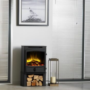3D Ecoflame Electric Stove (Curved Door)
