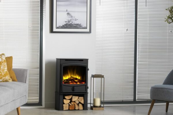 3D Ecoflame Electric Stove (Curved Door)