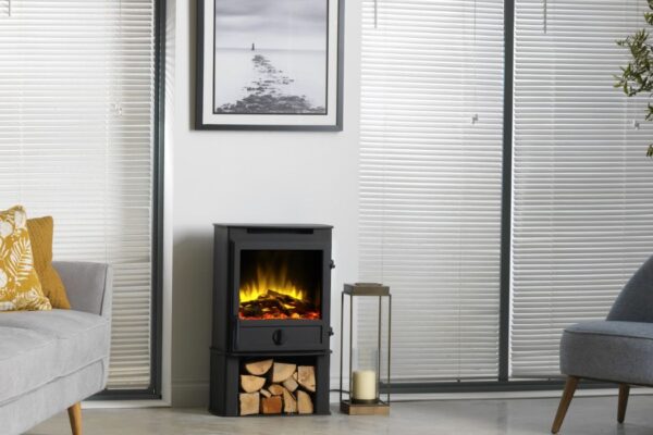 3D Ecoflame Electric Stove (Square Door)