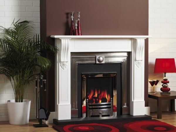Annabel Painted / Solid Oak Wood Fireplace Surround - Image 2