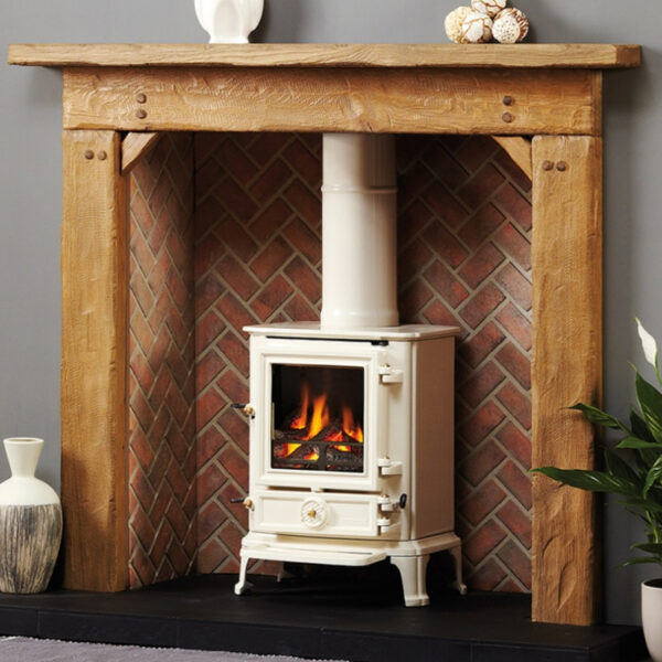 Barkston Solid Oak Wood Fireplace Surround - Image 2