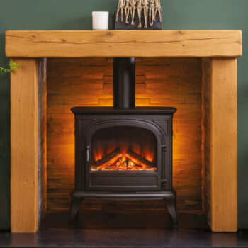 Barlby Solid Oak Wood Fireplace Surround
