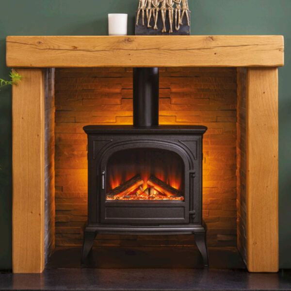 Barlby Solid Oak Wood Fireplace Surround