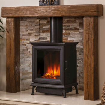 Beamish Solid Oak Wood Fireplace Surround