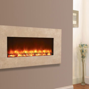 CELSI ELECTRIFLAME XD TRAVERTINE ELECTRIC FIRE