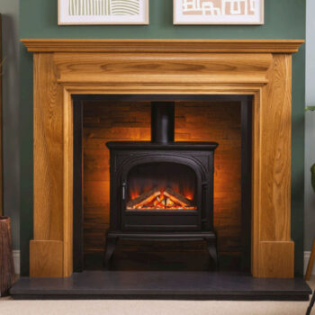 Charlotte Solid Oak Wood Fireplace Surround
