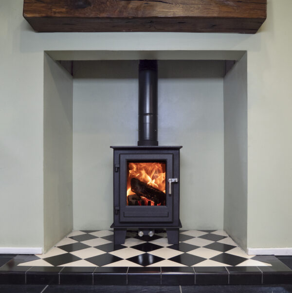 Clock Blithfield Compact Multifuel Stove - Image 2