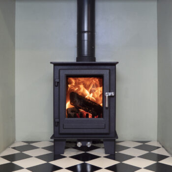 Clock Blithfield Compact Multifuel Stove