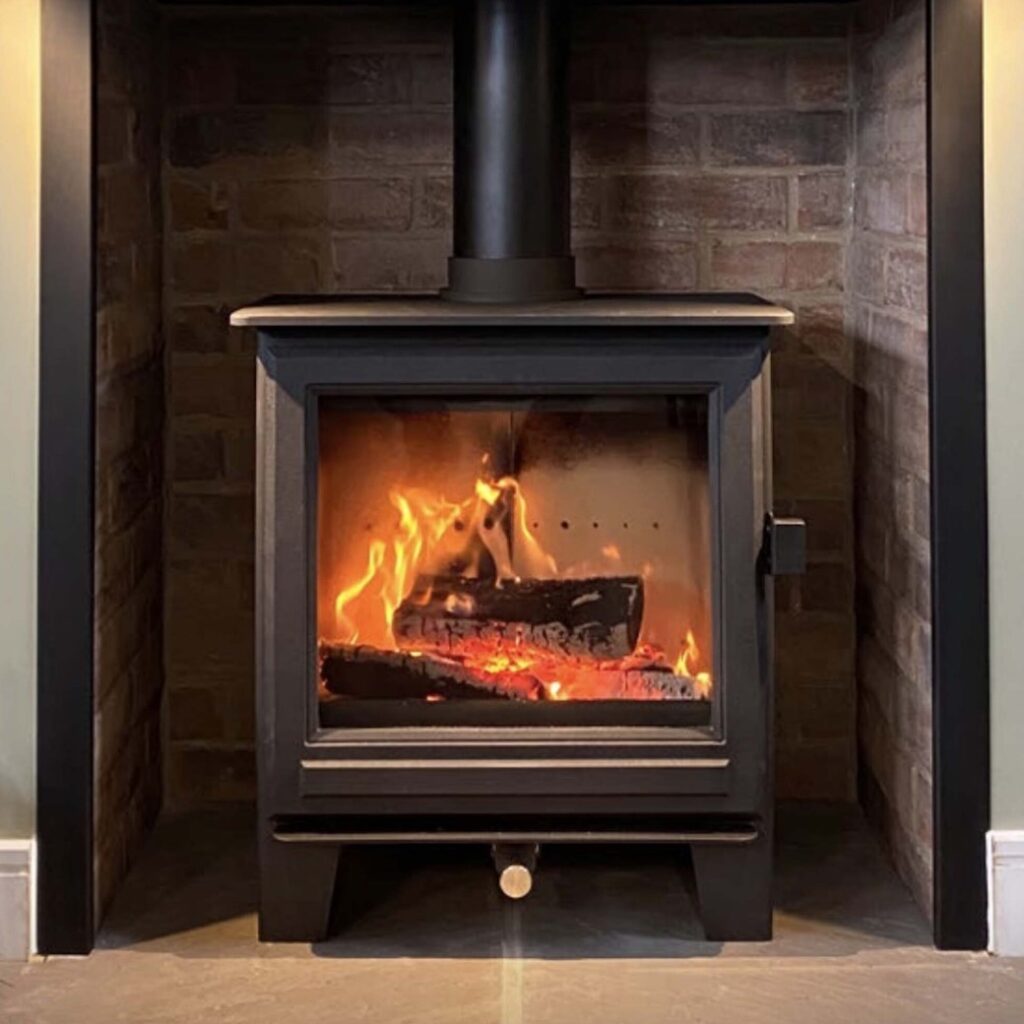 Clock Sudbury Woodburning Stove