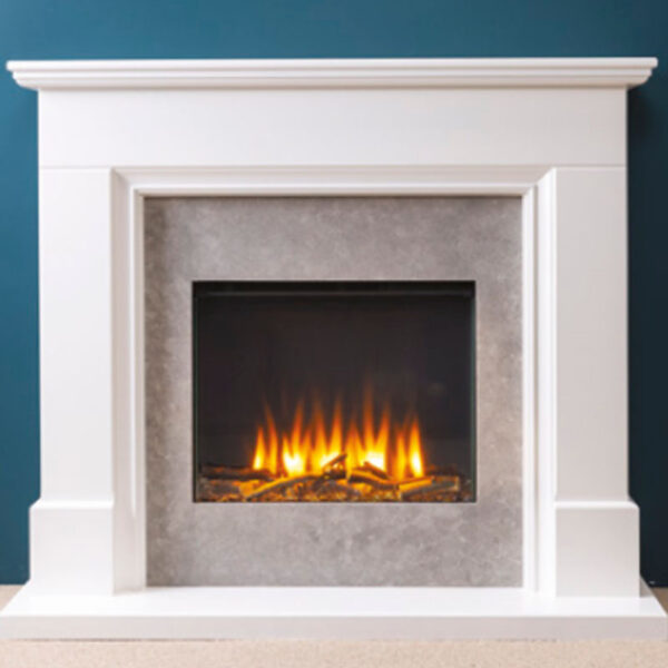 Danielle Painted Electric Fireplace Suite - Image 2
