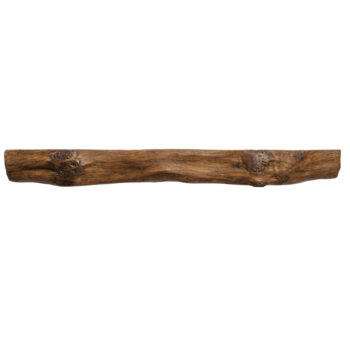 Dark Oak Vintage Non Combustible Timber Effect Fireplace Beam