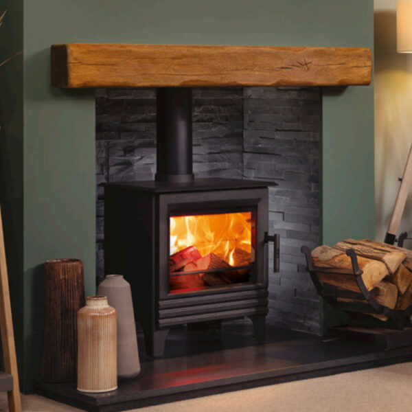 Deep Character Non Combustible Timber Effect Fireplace Beam - Image 2