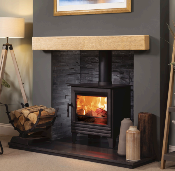 Deep Smooth Non Combustible Timber Effect Fireplace Beam - Image 2