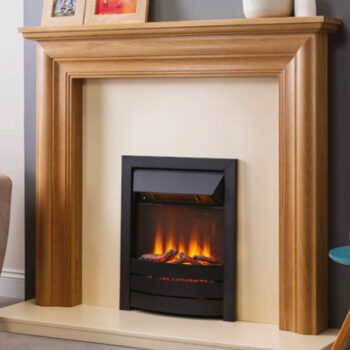 Emily Painted / Pine / Solid Oak Wood Fireplace Surround