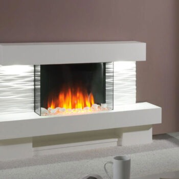 Flamerite Ador Free Standing Electric Fireplace Suite
