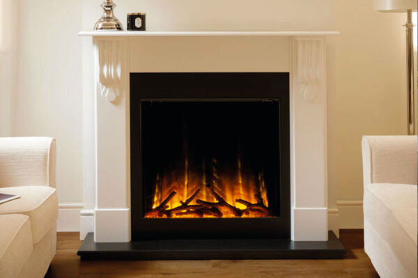Flamerite Corbel with Gotham 750 Electric Fireplace Suite