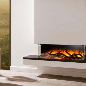 Flamerite Exo 900 Electric 3 Sided Wall Mounted Fire