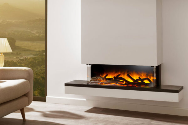 Flamerite Exo 900 Electric 3 Sided Wall Mounted Fire