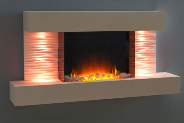 Flamerite Fires Luma 1200 Wall Mounted Electric Fire Suite