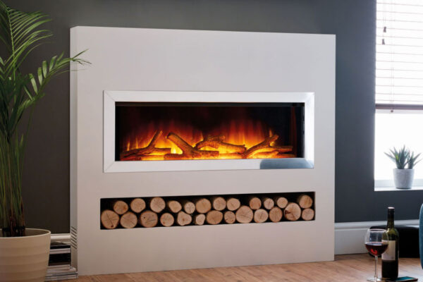 Flamerite Gotham 900 Electric Fire with Freestanding Suite