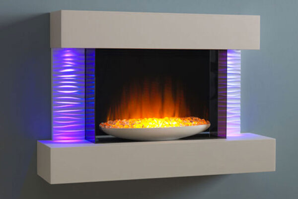Flamerite Luma 900 Wall Mounted Electric Fireplace