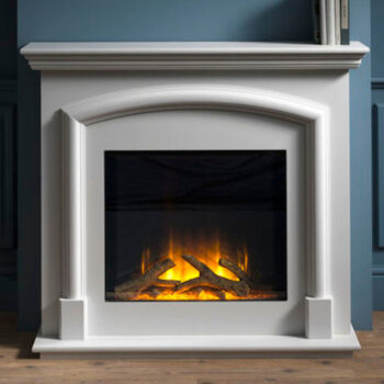 Flamerite Manhattan Free Standing Electric Fireplace Suite