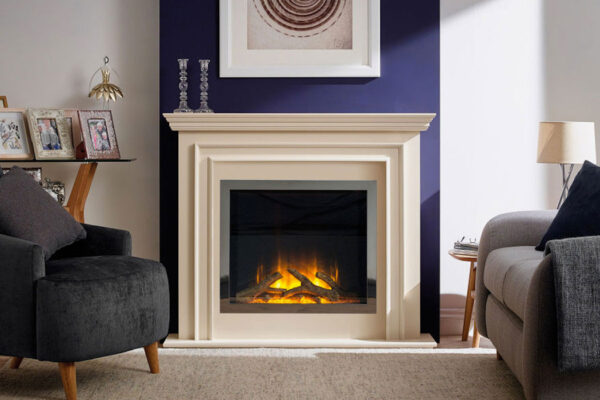 Flamerite Princeton Free Standing Electric Fireplace Suite
