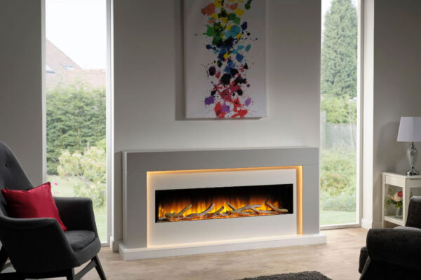 Flamerite Sholus Electric Fireplace Suite