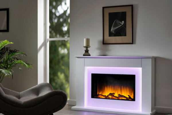Flamerite Telisa Electric Fireplace Suite