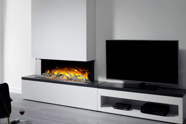 Flamerite Tropo 1000 Freestanding Electric Fireplace Suite