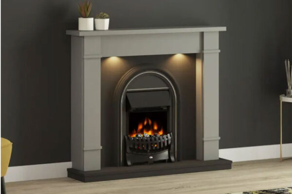 Flare Collection By Be Modern Broadwell Electric Fireplace Suite