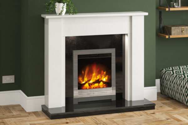Flare Collection By Be Modern Elda Marble Fireplace Suite