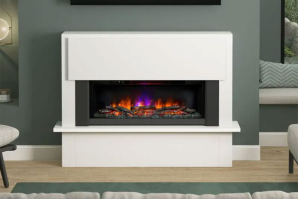 Flare Collection By Be Modern Fairview Electric Fireplace suite