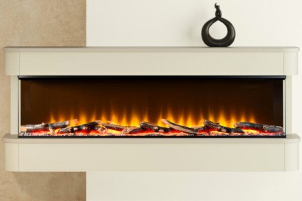 Flare Collection By Be Modern Juliette Wall Mounted Electric Fireplace Suite