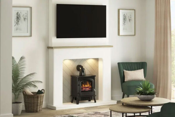 Flare Collection By Be Modern Knightley Electric Fireplace Suite