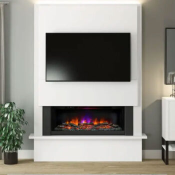 Flare Collection By Be Modern Oxton Chimney Breast Electric Fireplace Suite
