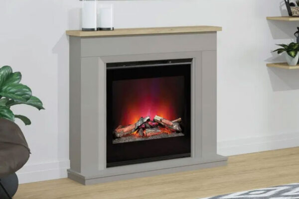 Flare Collection By Be Modern Rossington Electric Fireplace Suite