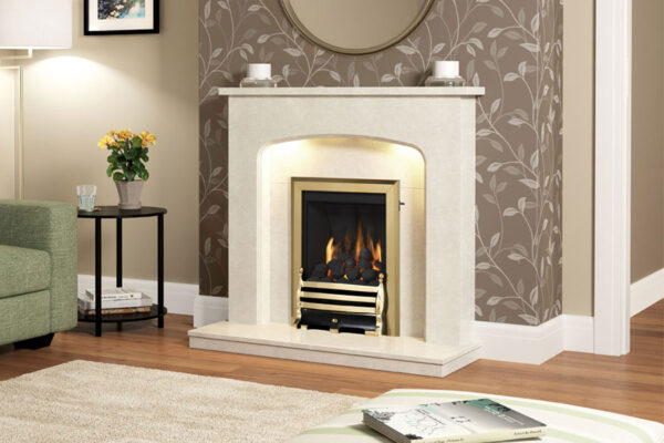 Flare Collection By Be Modern Tasmin Marble Fireplace