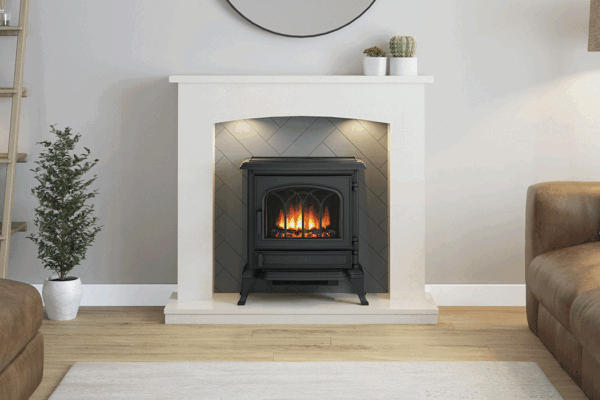 Flare Collection By Be Modern Woodbridge Marble Inglenook Suite