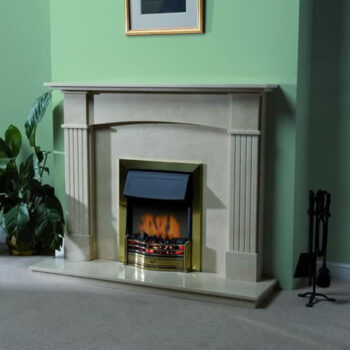 Fluted Arch Fireplace Surround By Worcestershire Marble