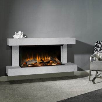 Heathcote Electric Fireplace Suite