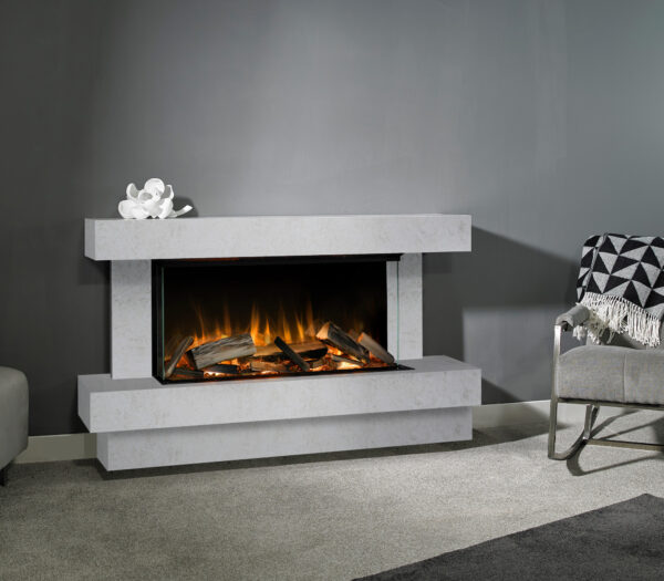 Heathcote Electric Fireplace Suite - Image 2