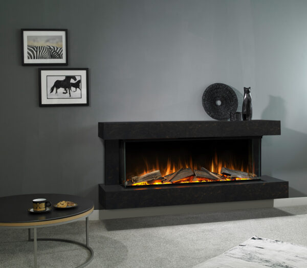 Heathcote Electric Fireplace Suite - Image 4