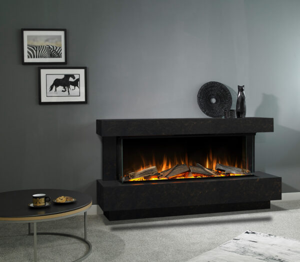 Heathcote Electric Fireplace Suite - Image 3