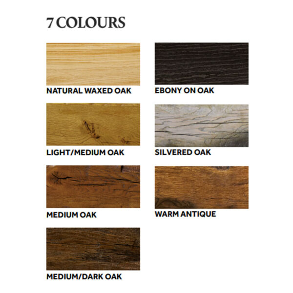 Deep Solid Oak Wood Fireplace Beam - Image 3