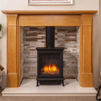 Jennifer Solid Oak Wood Fireplace Surround