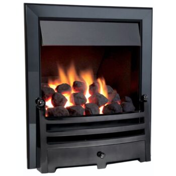 Kinder Oasis Plus Gas Fire with Signature Trim and Bauhaus Fret