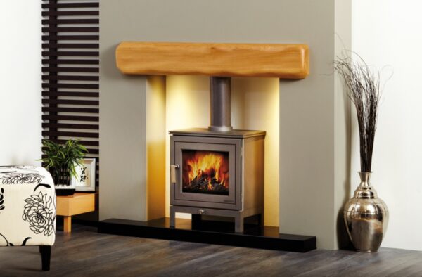 Large Fascia Solid Prime Oak Fireplace Beam - Image 2