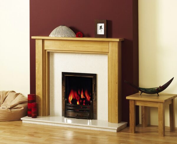Linden Solid Oak Wood Fireplace Surround - Image 2